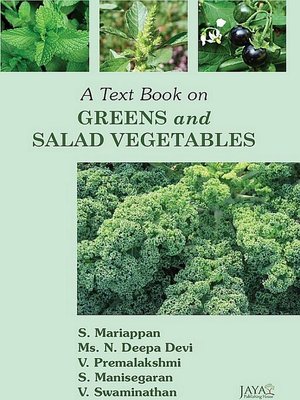 cover image of A Text Book On Greens and Salad Vegetables